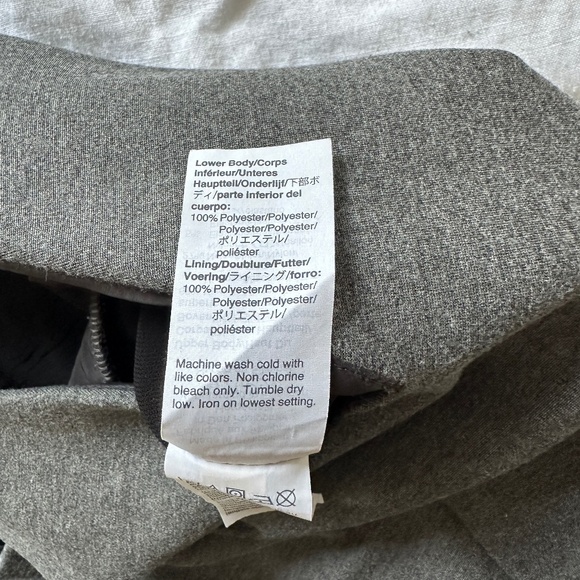 J. Crew 365 Wide Leg Combo Jumpsuit Black Grey Malt Ruffle Waist J7995 (Size 4) - Picture 8 of 8